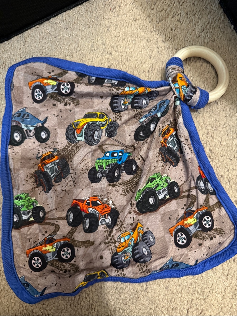 monster truck bamboo lovey